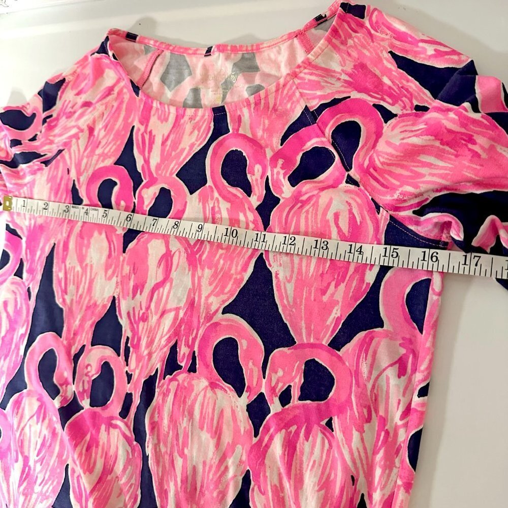 Lilly Pulitzer Waverly Flamingo Top - Picture 8 of 10